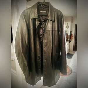 Whet Blu Men's Leather Jacket - XL